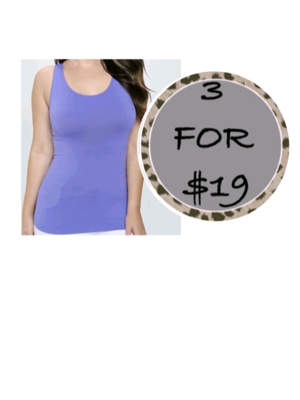 3/$19 NWT Yelete fits like a glove reversible tank top
